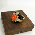 Coral Riviera Cocktail Ring