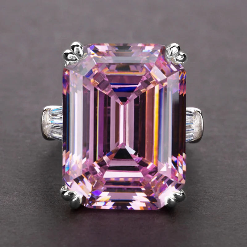 Blush Solitaire Ring