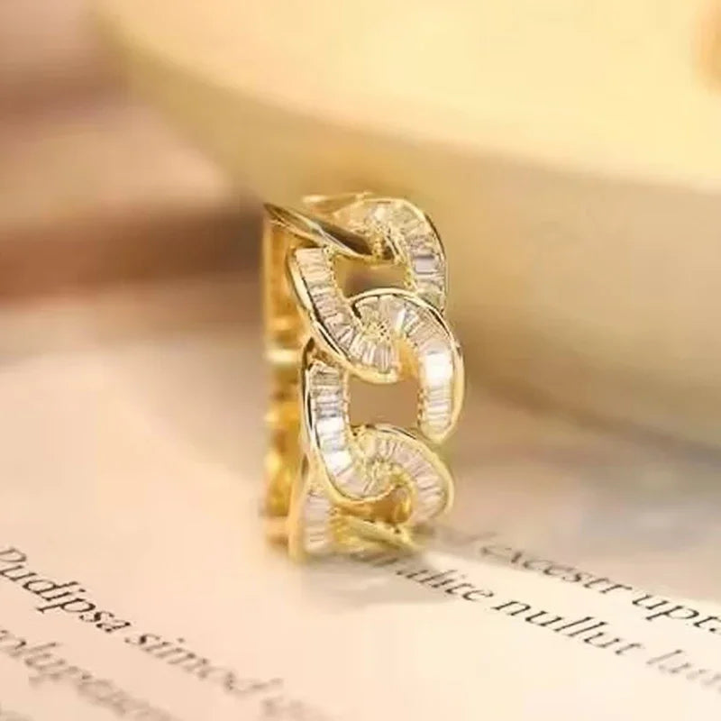 Golden Braid Ring