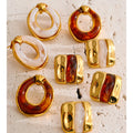 Round hoop and square styles