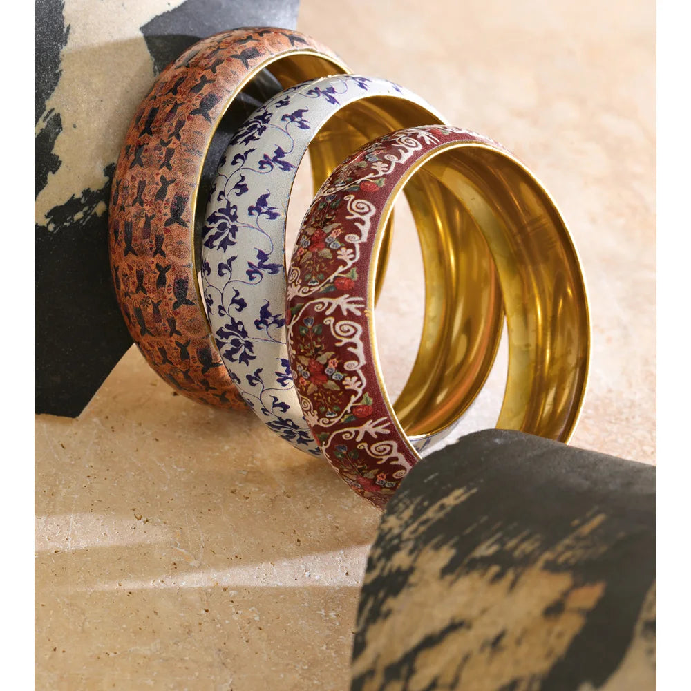 Porcelain Garden Bangle
