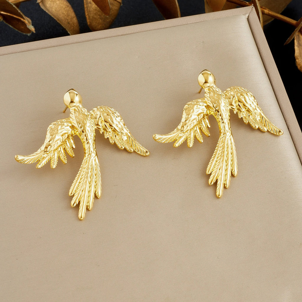Gilded Phoenix Earrings