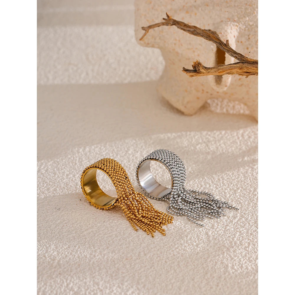 Fringe Ring on stone