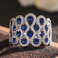 Sapphire Lace Ring