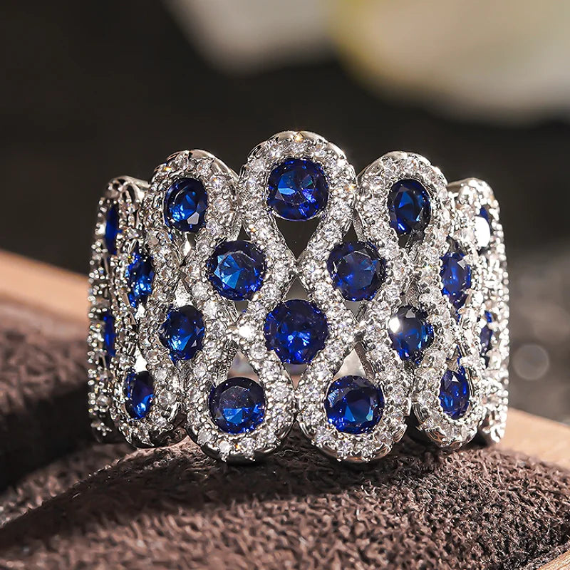 Sapphire Lace Ring