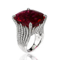 Garnet Statement Ring