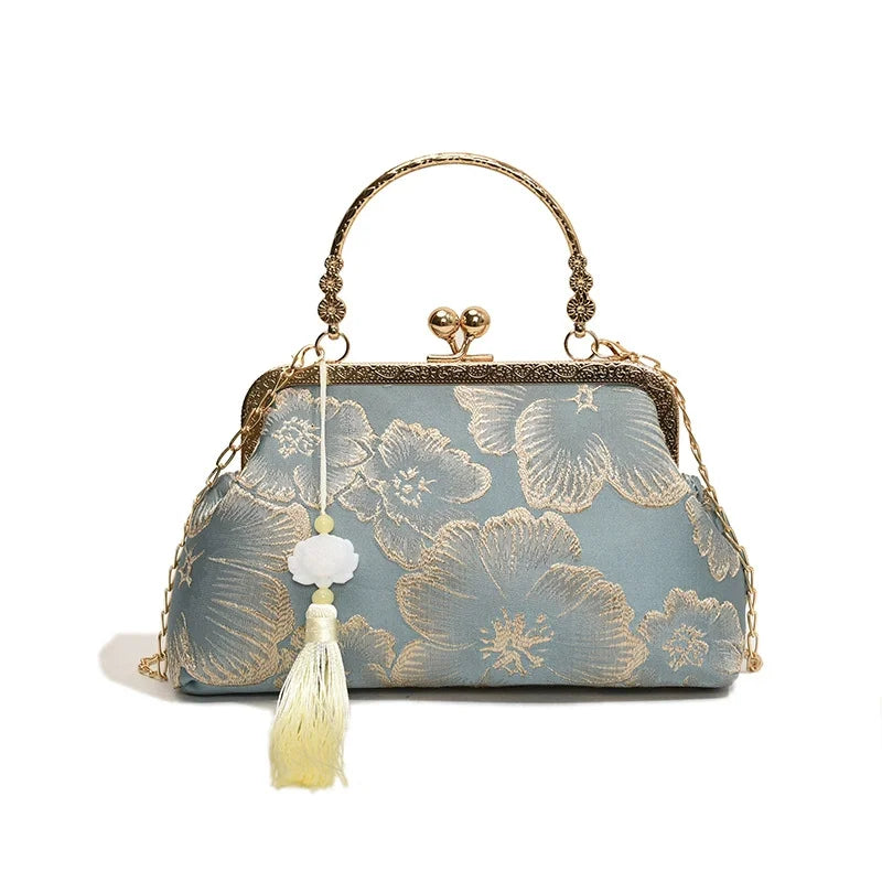 Bolsa Golden Bloom Frame