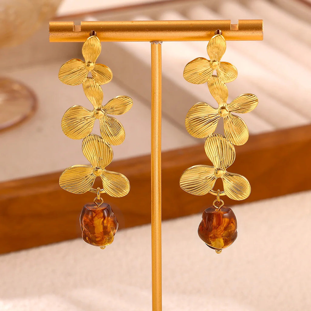 Orchid Cascade Earrings
