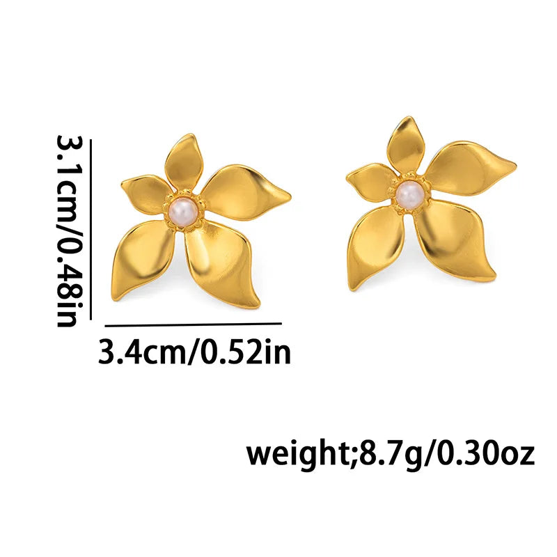 Jasmine Pearl Studs