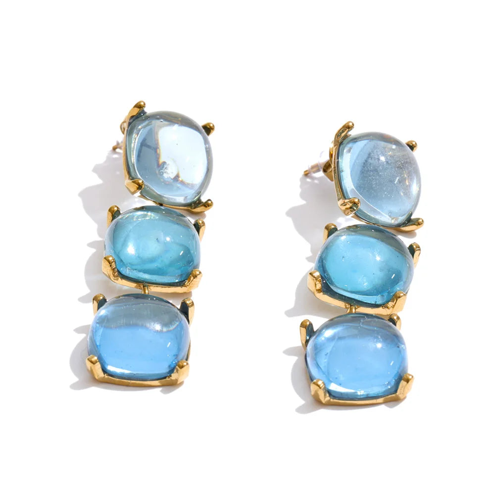 Earrings Blue