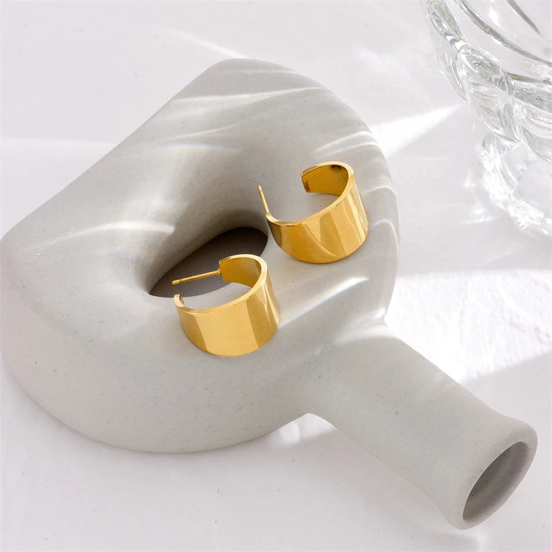 Bold Cuff Hoops