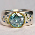 Lagoon Halo Ring