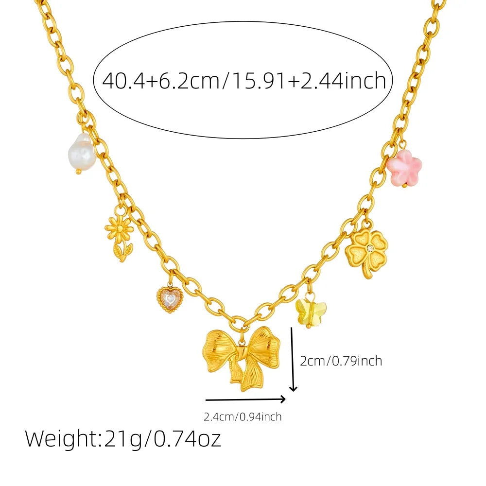 Garden Party Charm Necklace