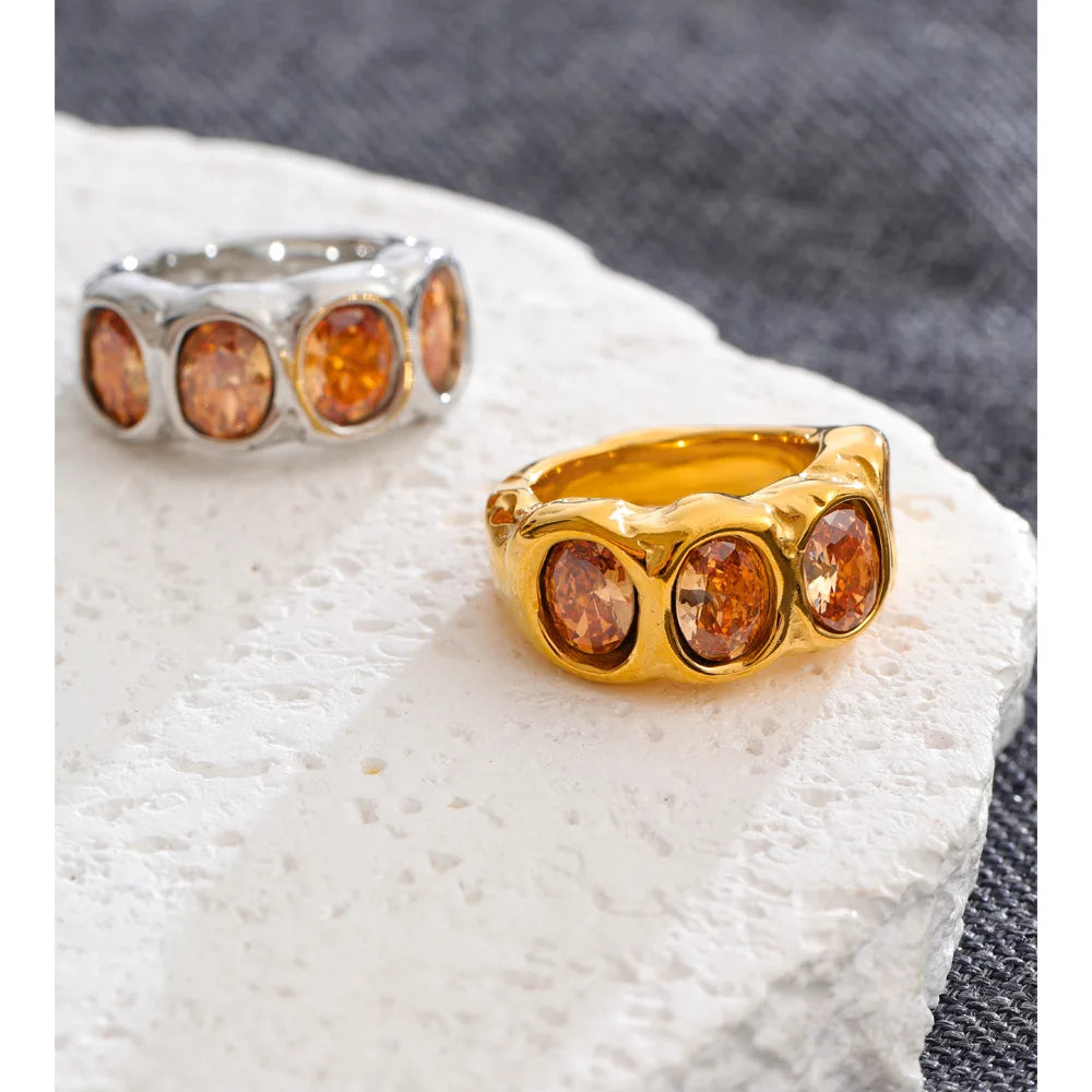 Champagne Trio Ring