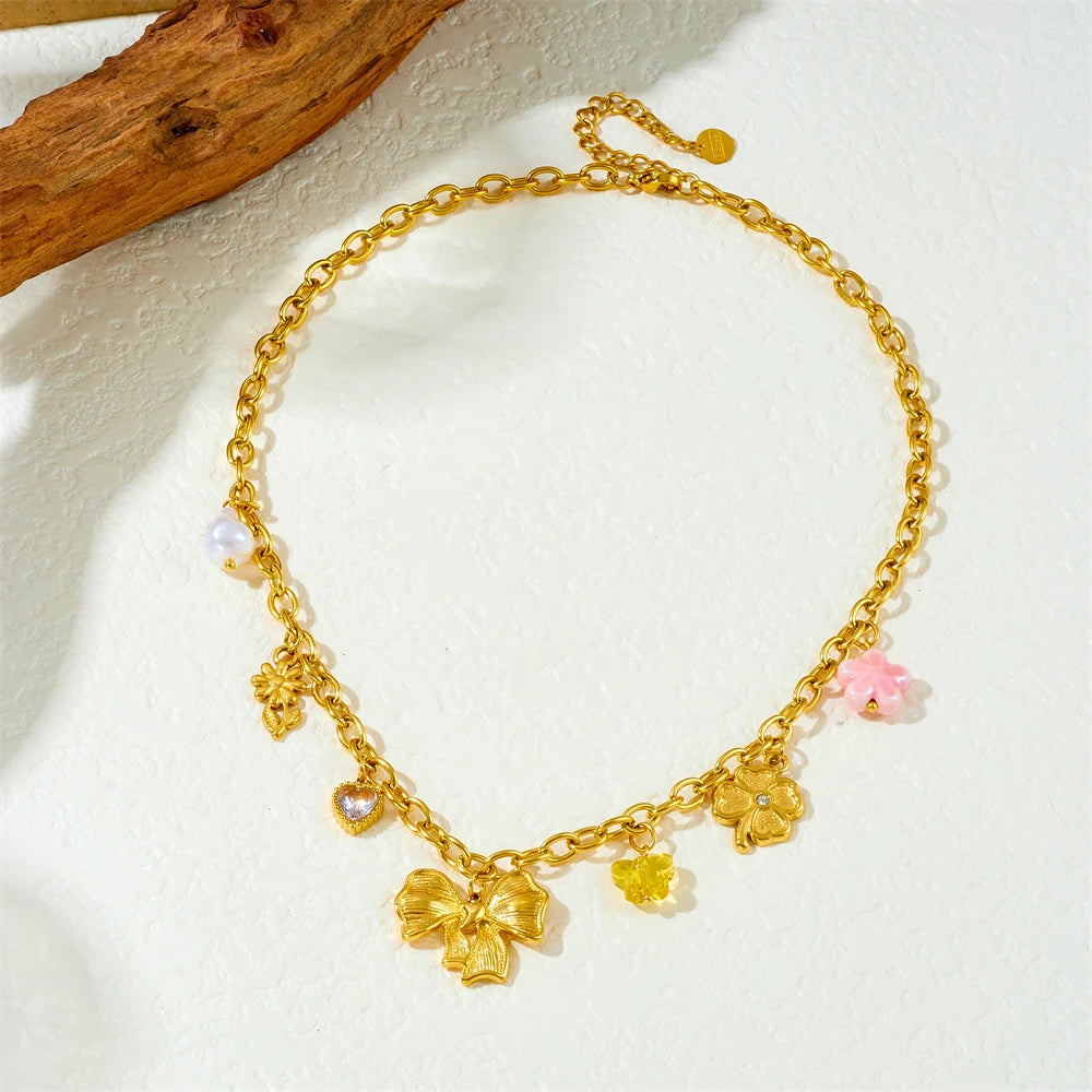 Garden Party Charm Necklace