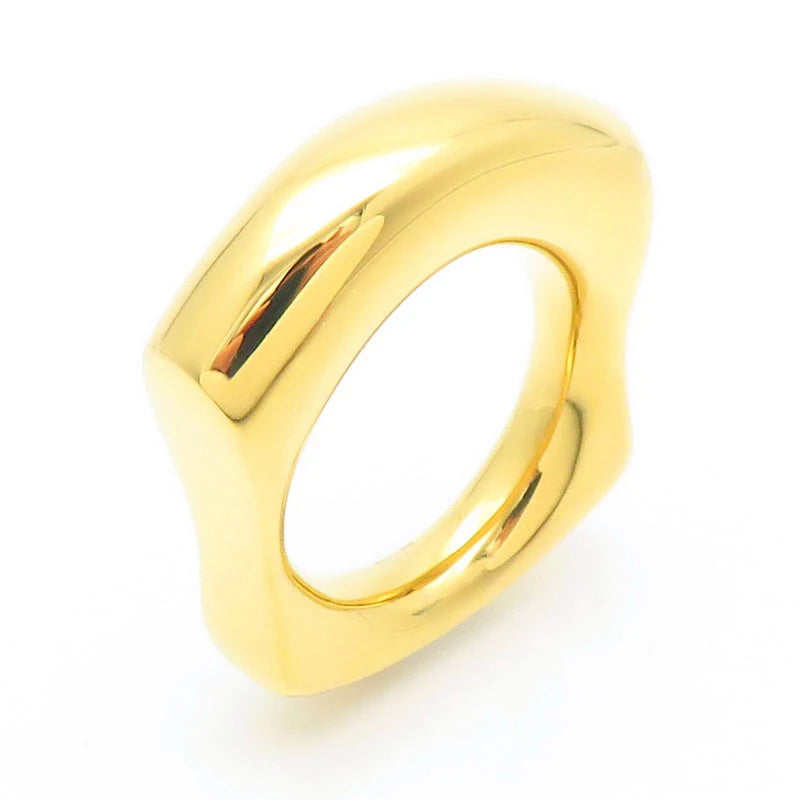 Sculpted Square Ring