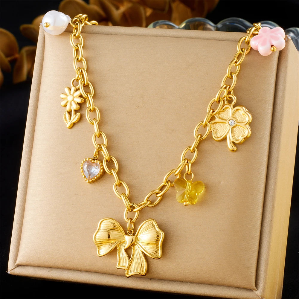 Garden Party Charm Necklace
