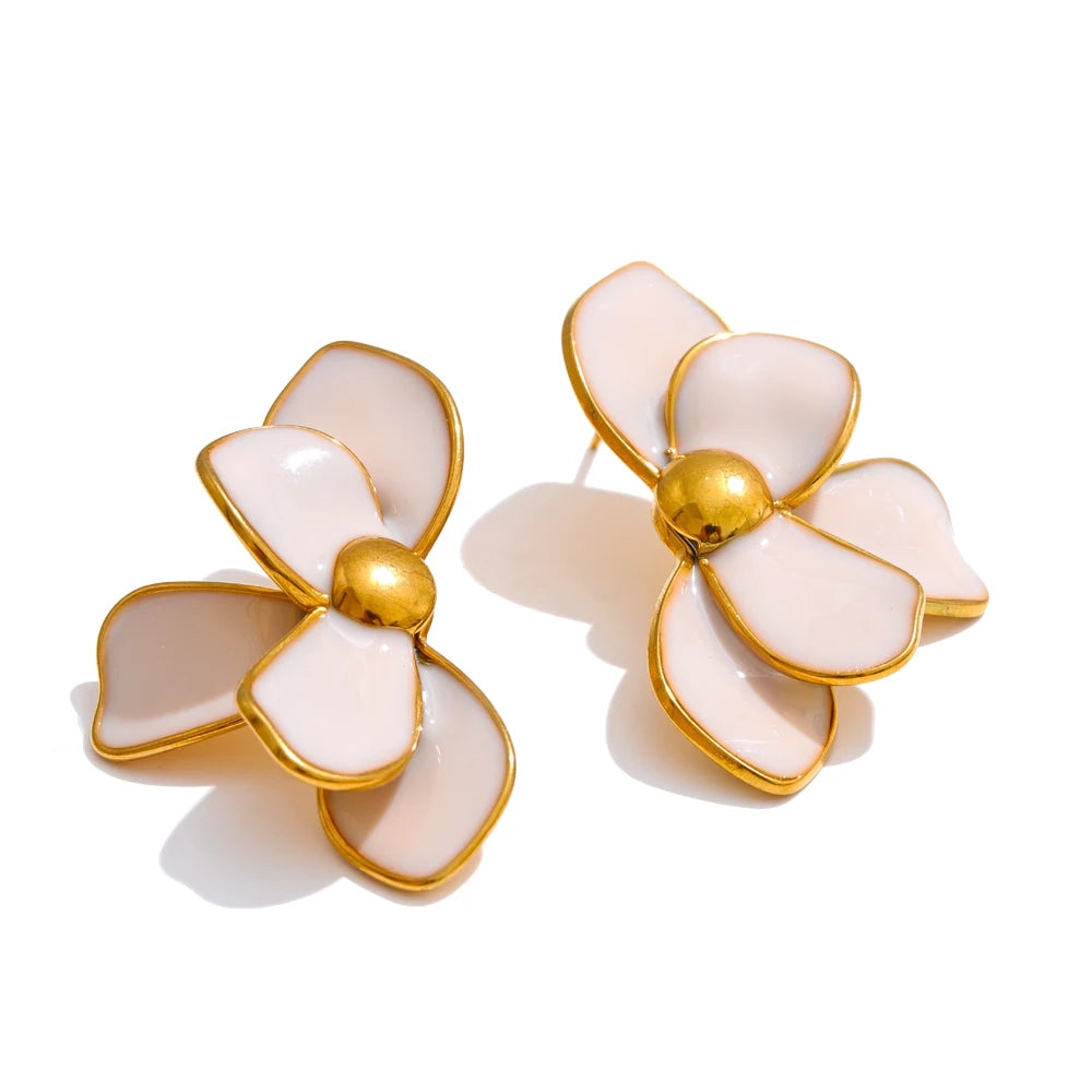Brincos Primrose Enamel
