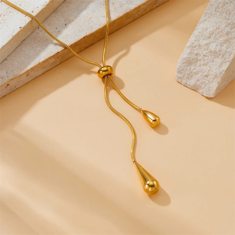 Raindrop Lariat Set