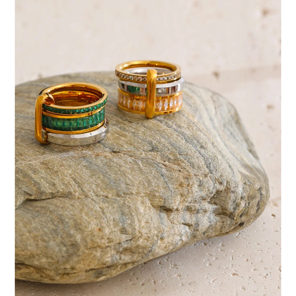 Layered Baguette Ring
