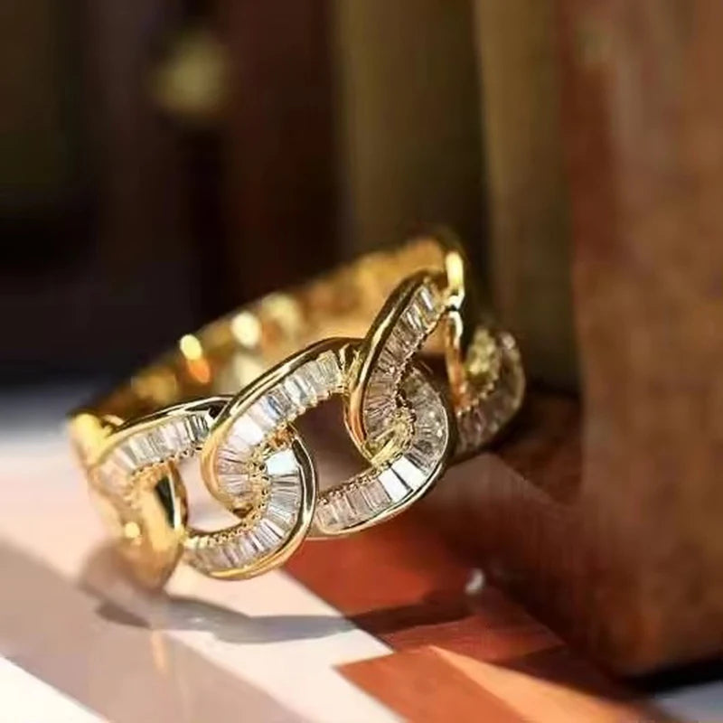 Golden Braid Ring