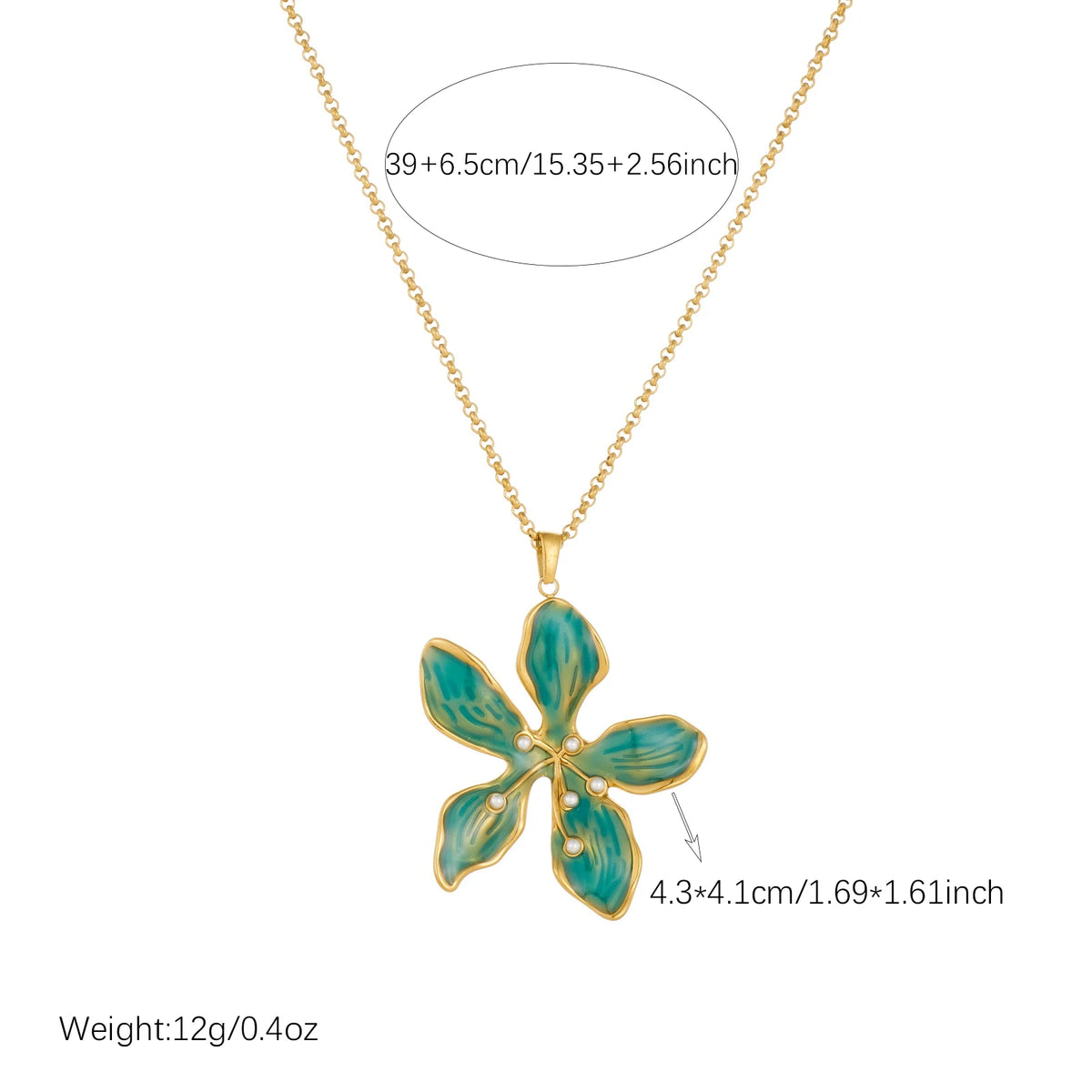 Jade Petal Necklace