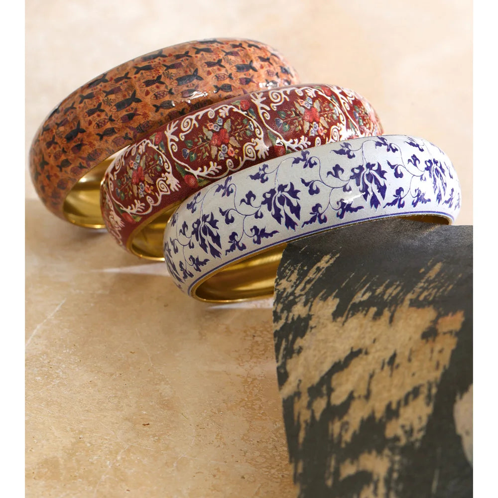 Porcelain Garden Bangle
