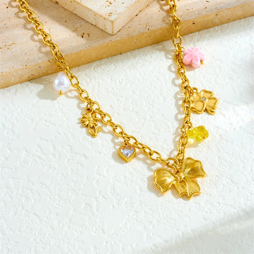 Garden Party Charm Necklace