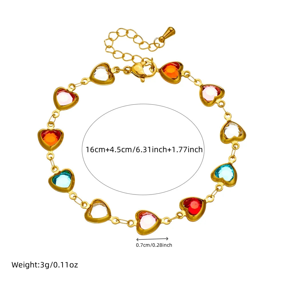 Amore Heart bracelet measurements