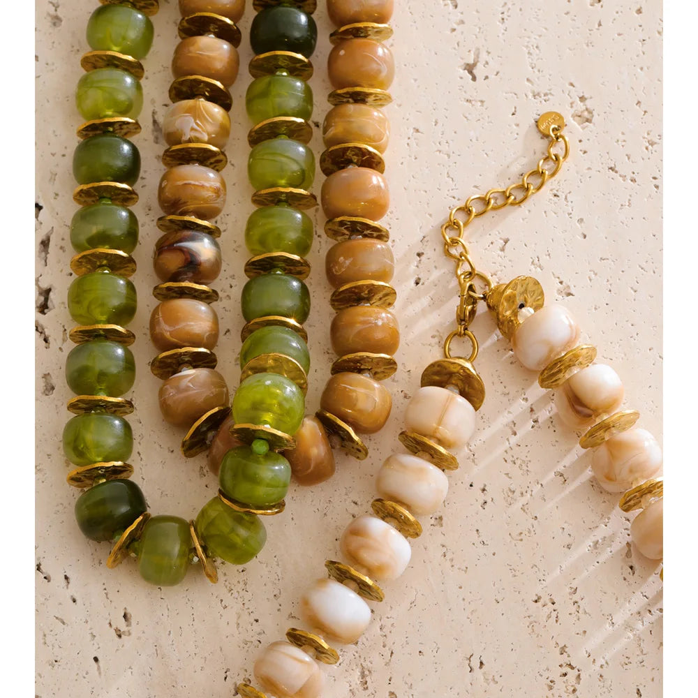 Olive Grove Necklace detail