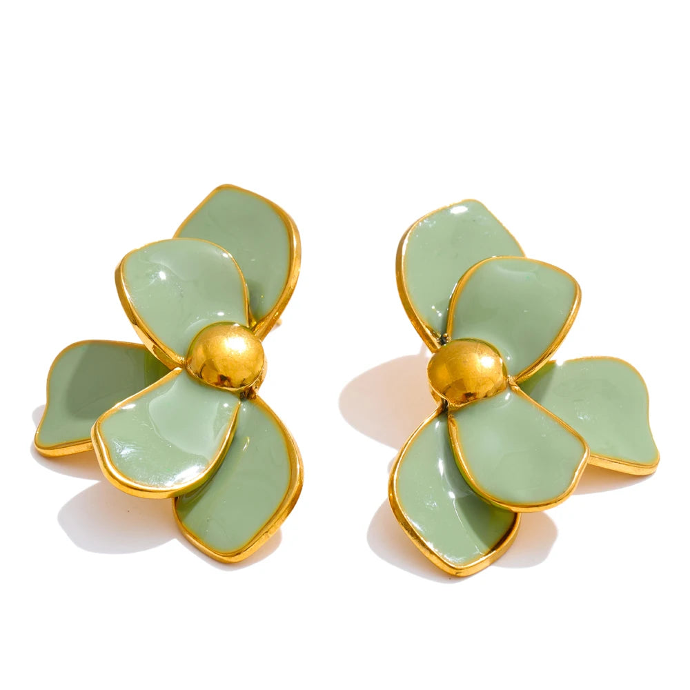 Primrose Enamel Earrings