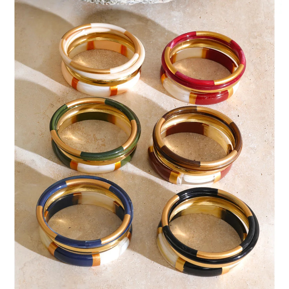 Harvest Stack Bangle Set detail