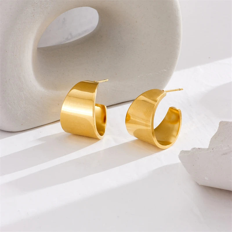 Bold Cuff Hoops
