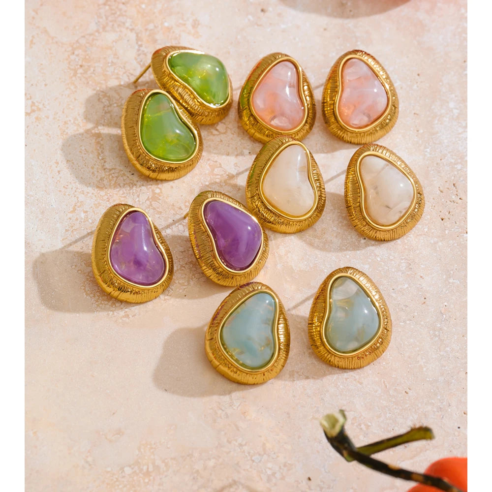 Sorbet Studs in five colors