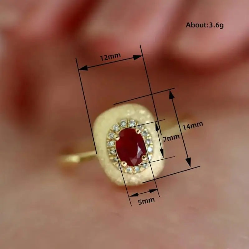 Ruby Signet Ring