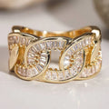 Golden Braid Ring