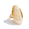 Pebble Ring Beige