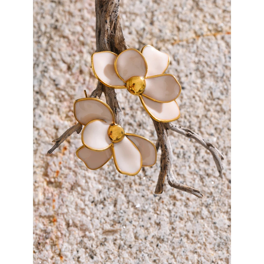 Primrose Enamel Earrings