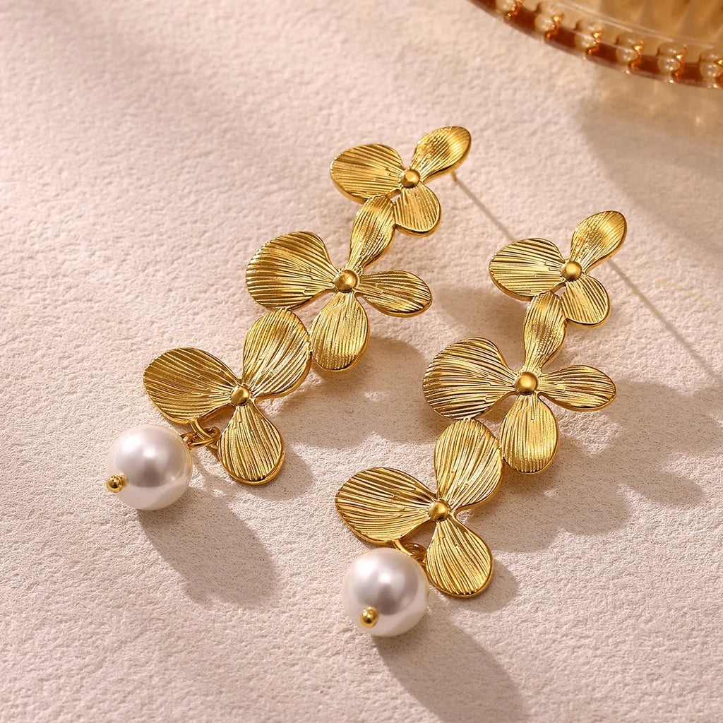 Orchid Cascade Earrings