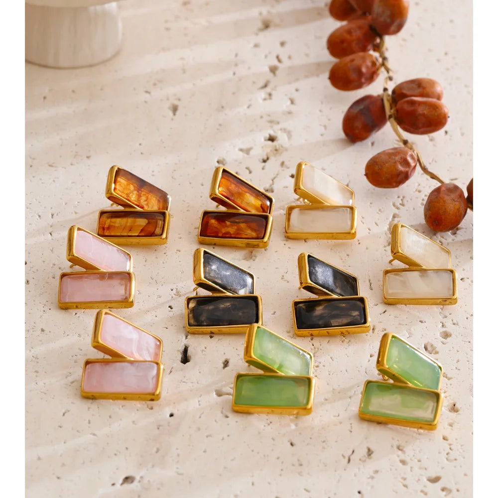 Mother-of-Pearl Tile Studs